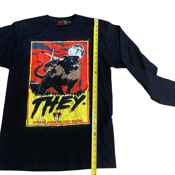 THEY Wolfpac Unofficialthey.coml Merch Shirt Tour Sz Large NWOT - Picture 6 of 7